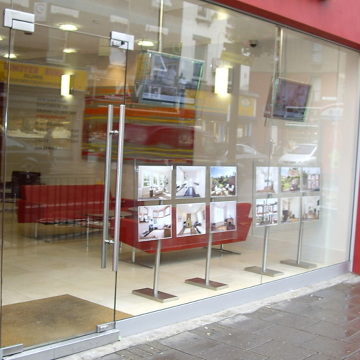 Toughened Glass Shop Fronts London